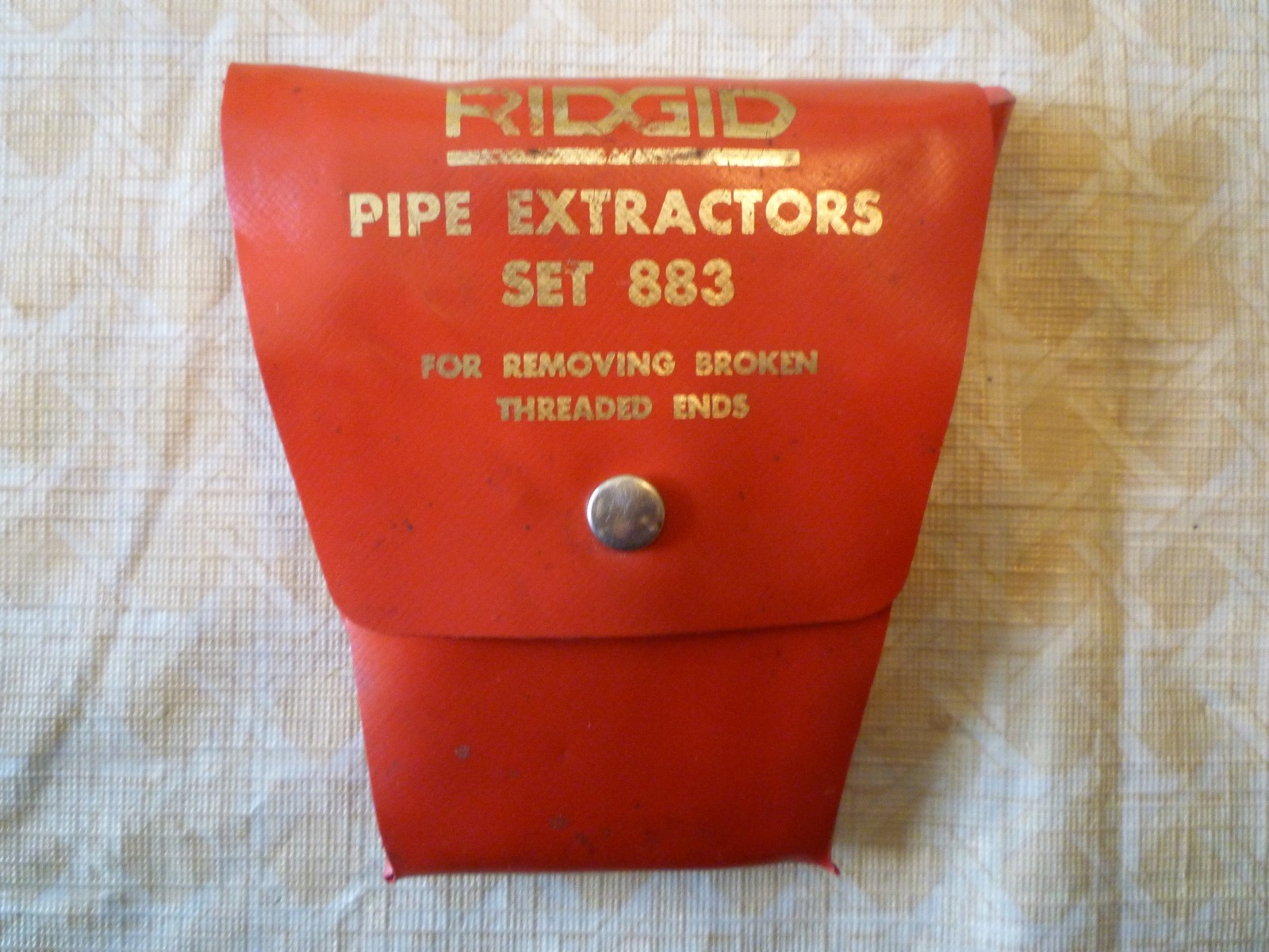 Vintage Ridgid 883 5 Piece Threaded  Pipe Extractor Set