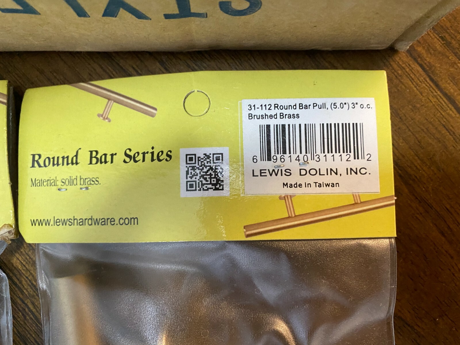 Lewis Dolan 31-112 Solid Brass Cabinent Pulls