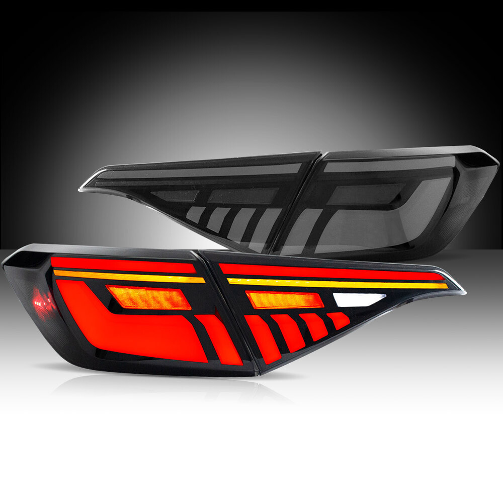 V2 Demon Eye Tail Lights for Honda Civic Sedan 2022-2025 11th Gen Smoked/White
