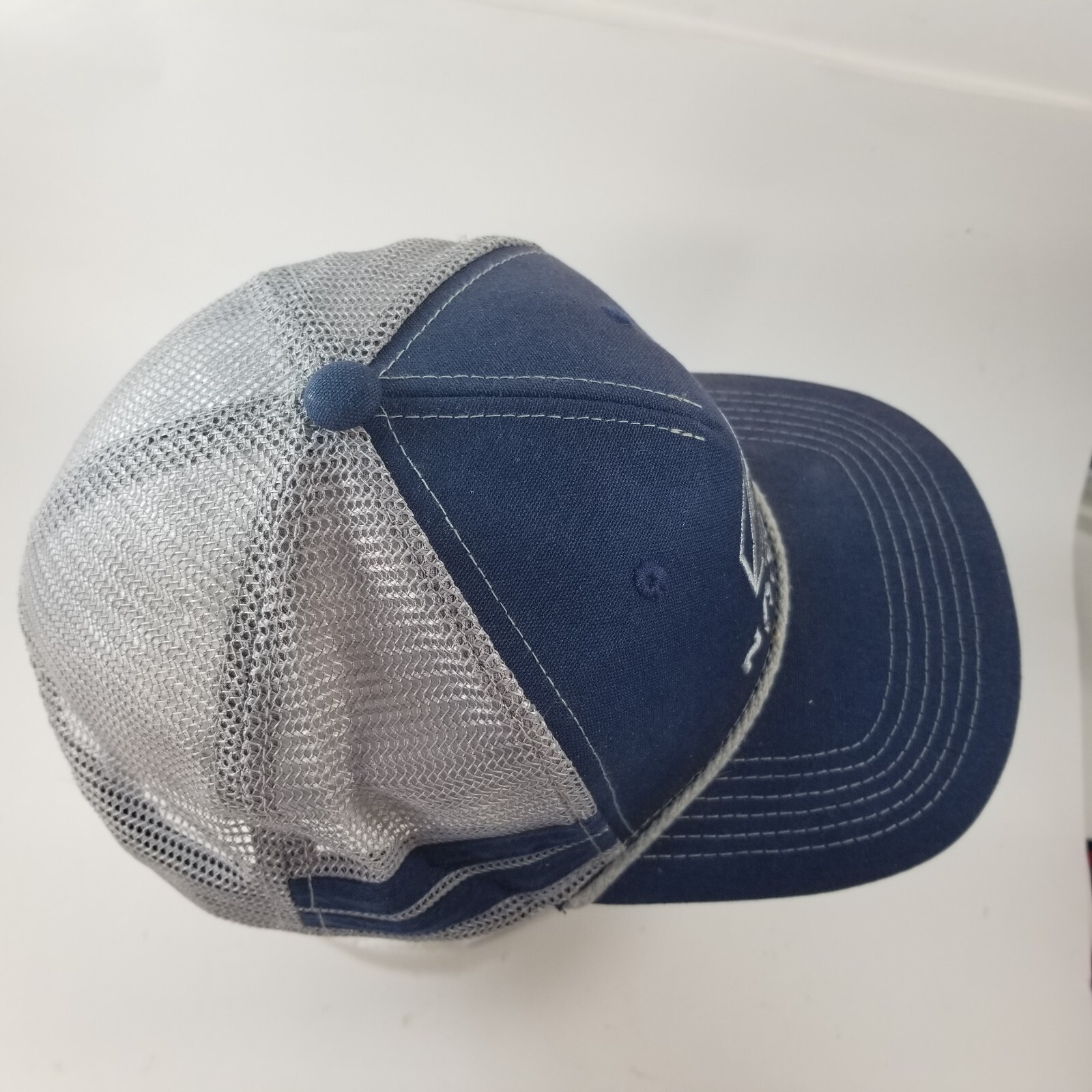 Native Eyewear Trucker Hat Snapback Blue Gray Mesh Adjustable Rope