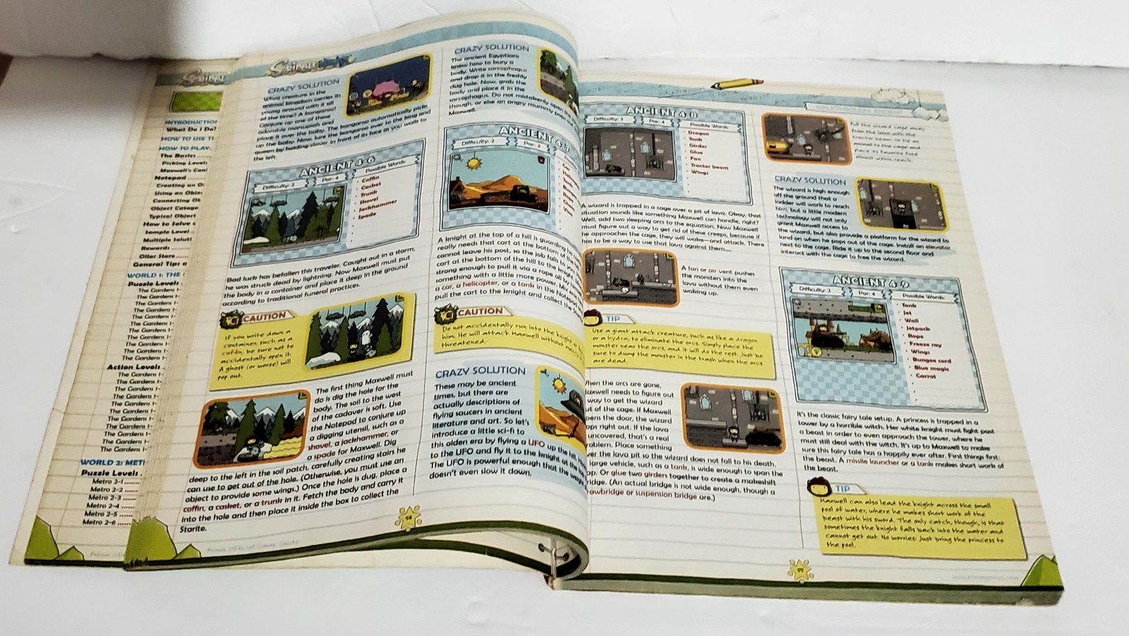 Scribblenauts Prima Official Strategy Guide Nintendo DS NO POSTER
