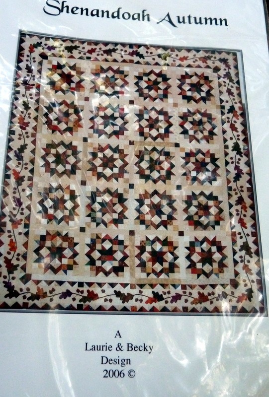 New Shenandoah Autumn Quilt Pattern Laurie & Becky 94" x 112" Quilting