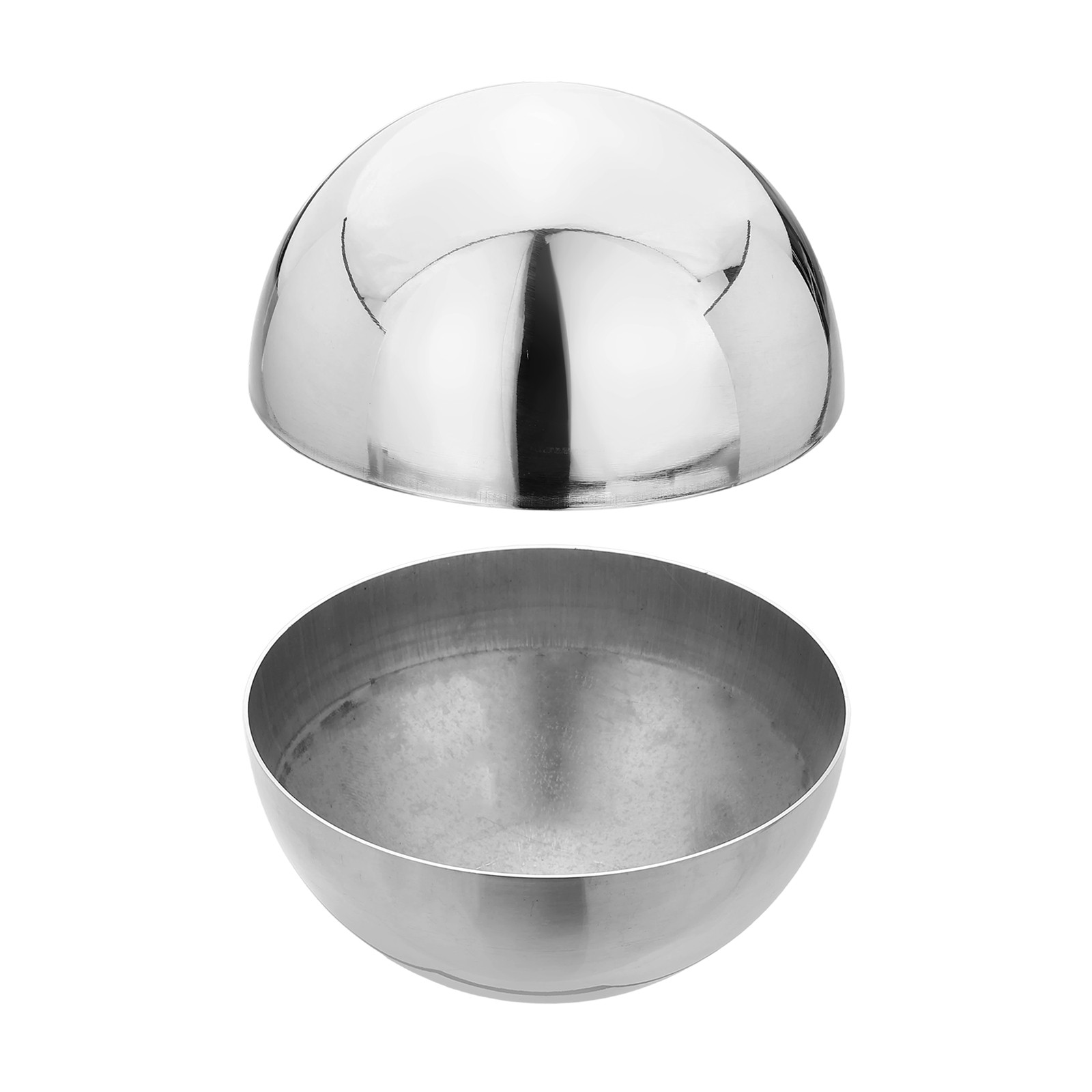 2Pcs Stainless Steel Hollow Half Ball, 100mm(3.94") Dia. Hollow Cap Balls