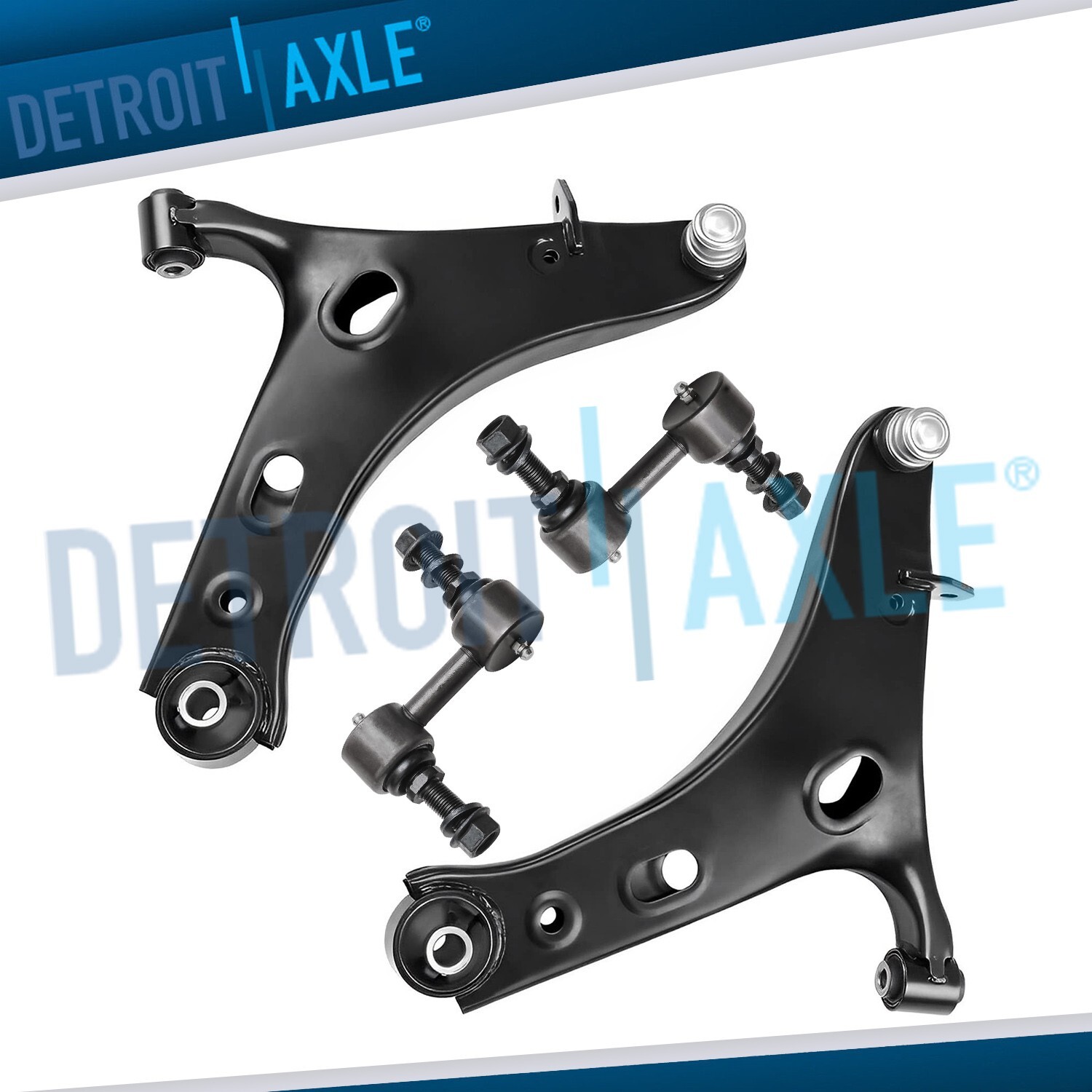 Front Lower Control Arms w/Ball Joints + Sway Bars for 2014-2018 Subaru Forester