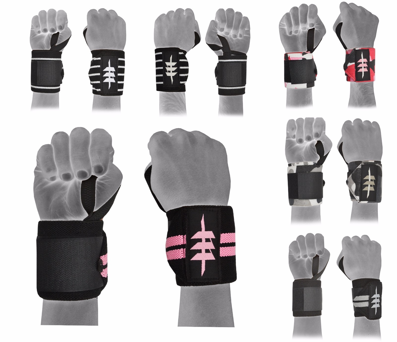 Power Weight Lifting Wrist Wrap Bandage Hand Support Straps Brace Cotton Gloves