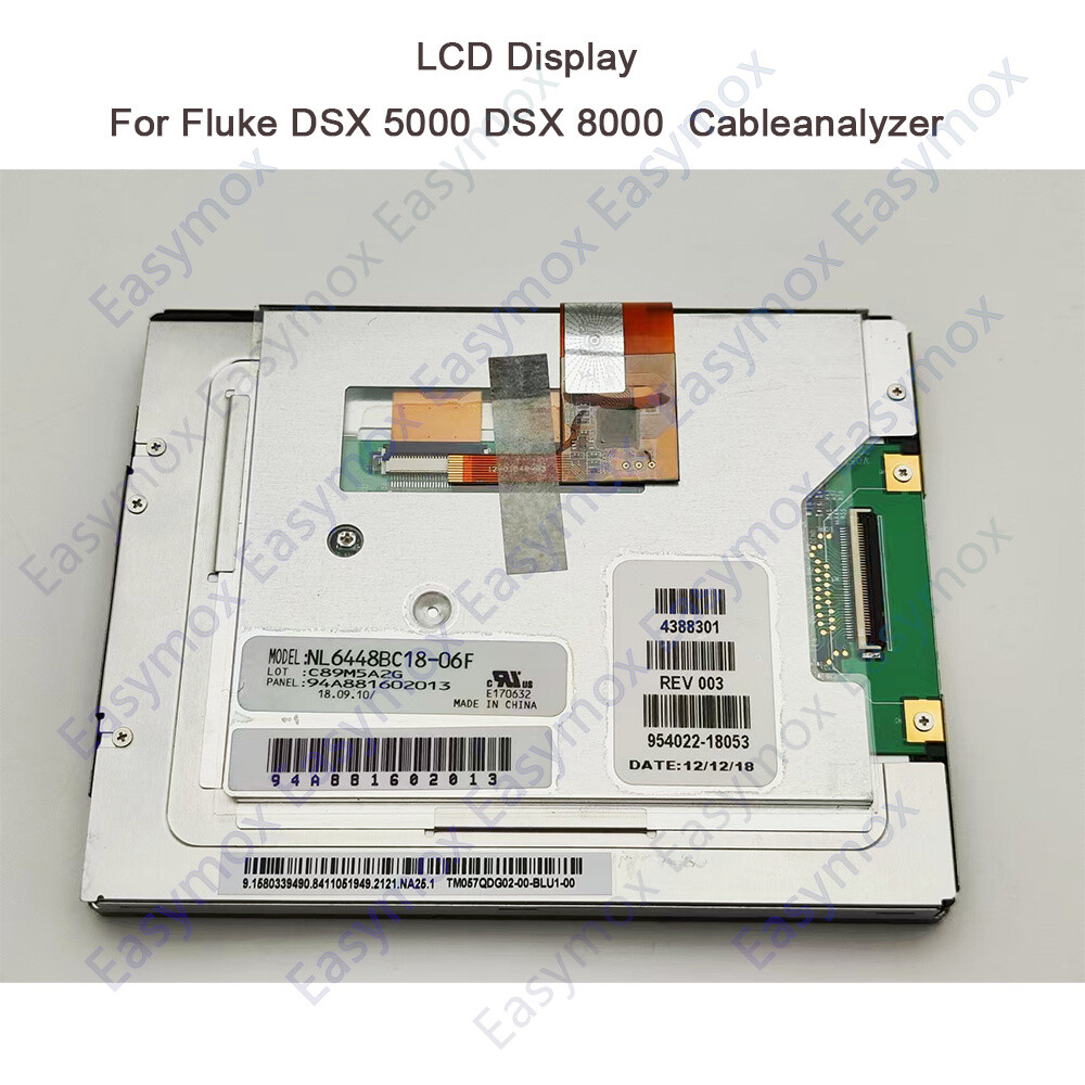 Used LCD Screen Display Touch Screen For Fluke Networks DSX-5000 DSX-8000