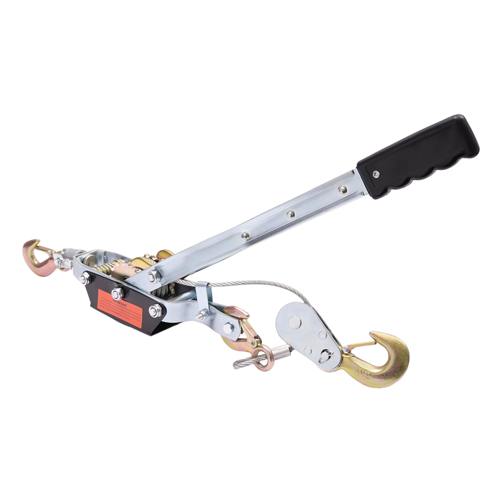 Puller Tightener Heavy Duty Cable Winch Power Puller with Hooks 5 Tons /11023lbs