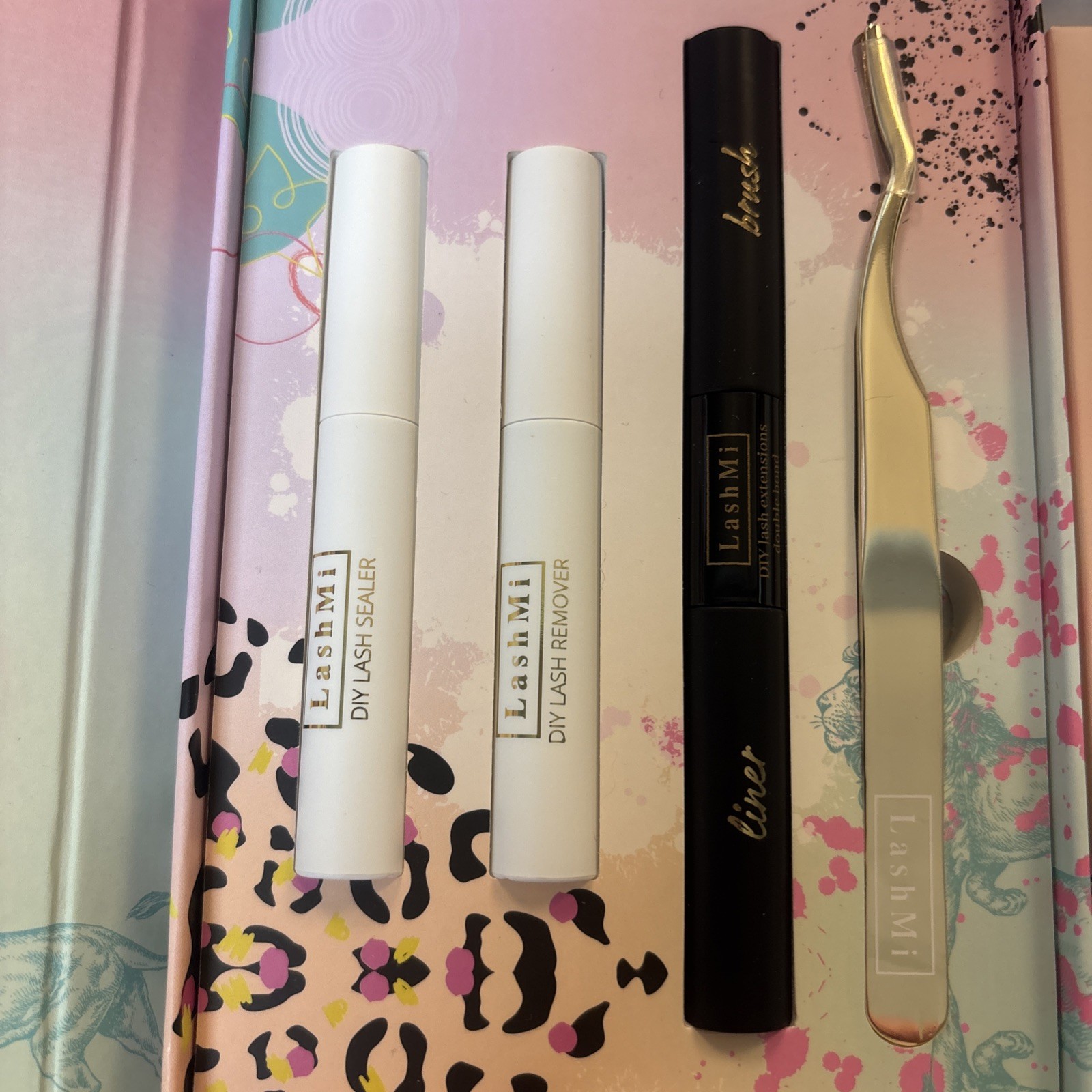 LashMi Eyelash Extension Kit Individual Lashes Starter Professional