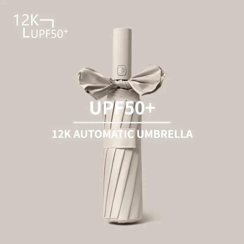Stay Protected in Any Weather with This Fully Automatic 24-Bone Umbrella - Multi