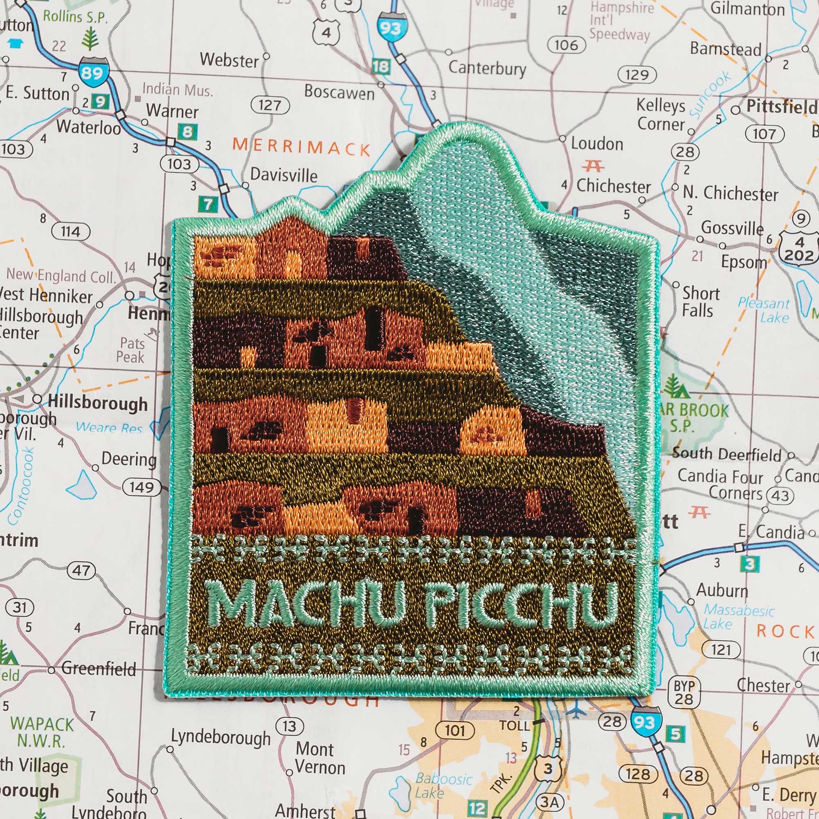 Machu Picchu Iron on Travel Patch - Great Souvenir or Gift for travellers