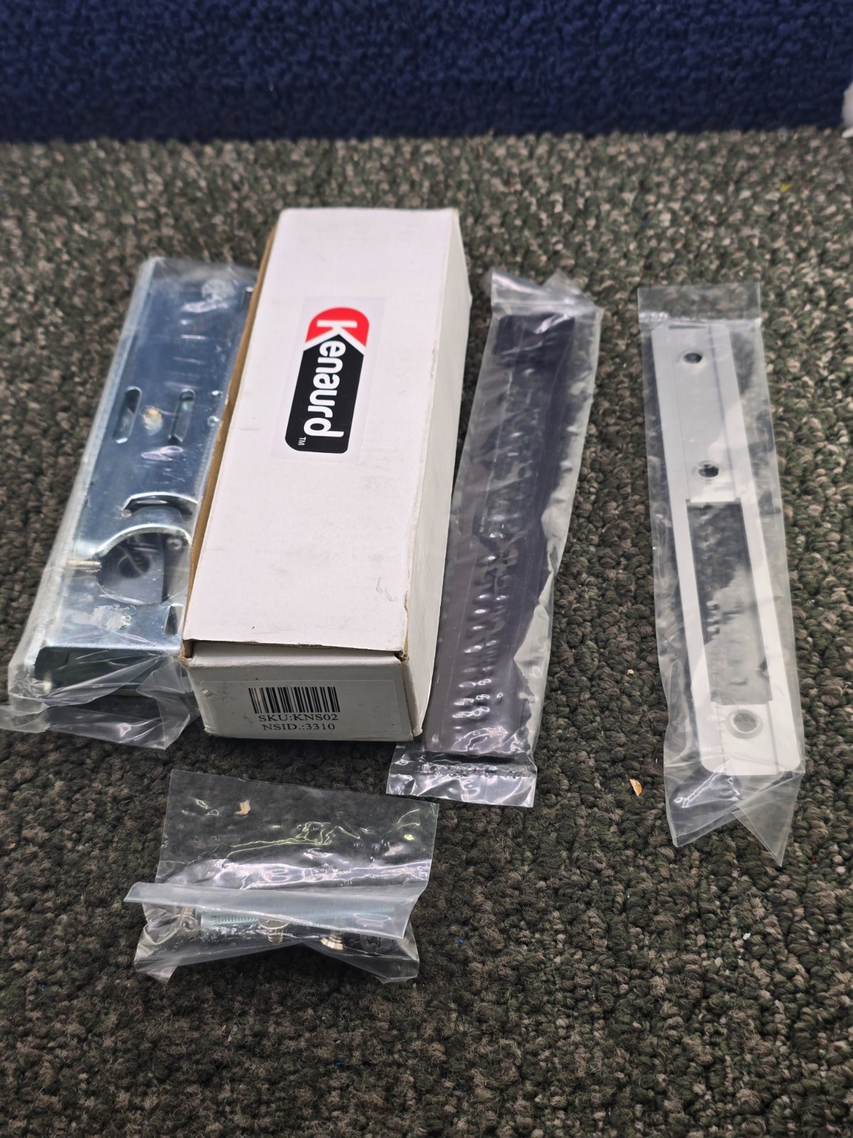 Kenaurd KNS02 Narrow-Stile Deadbolt Lock Body 1-1/8" Backset with 2 Face Plates