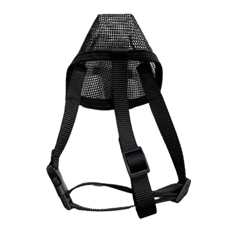Pet Dog Nylon Muzzle Breathable Adjustable Anti-lick Anti-Biting Chewing Licking