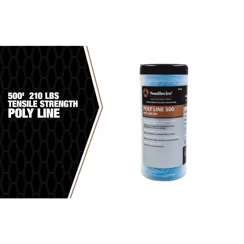 500 Ft. 210 Lbs. Tensile Strength Poly Line