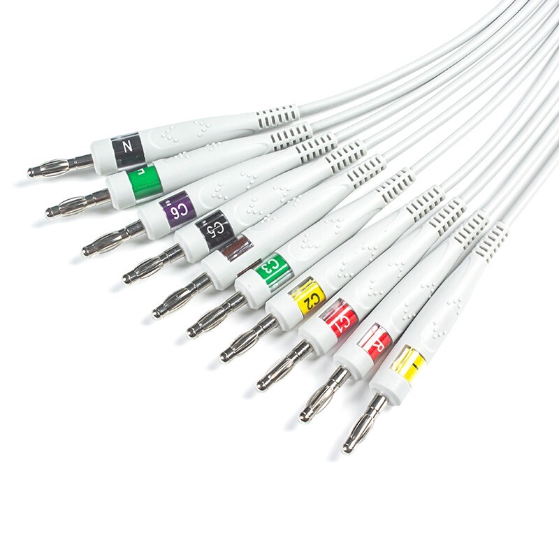 Compatible Welch Allyn SE-PRO-600 10Lead EKG Cable AHA Banana Cardioperfect