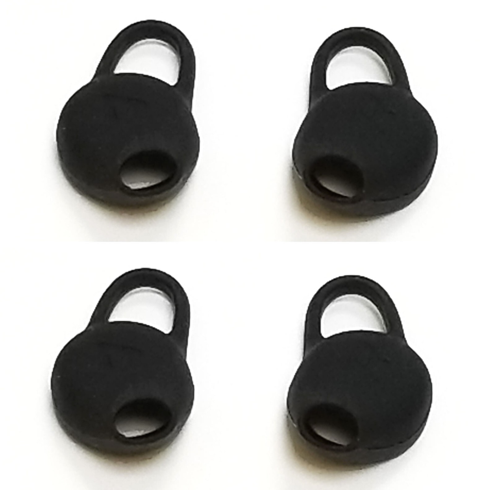 2 Pairs Earcups/Earbuds for Plantronics BACKBEAT FIT 2100 3100 Earphones "Black"