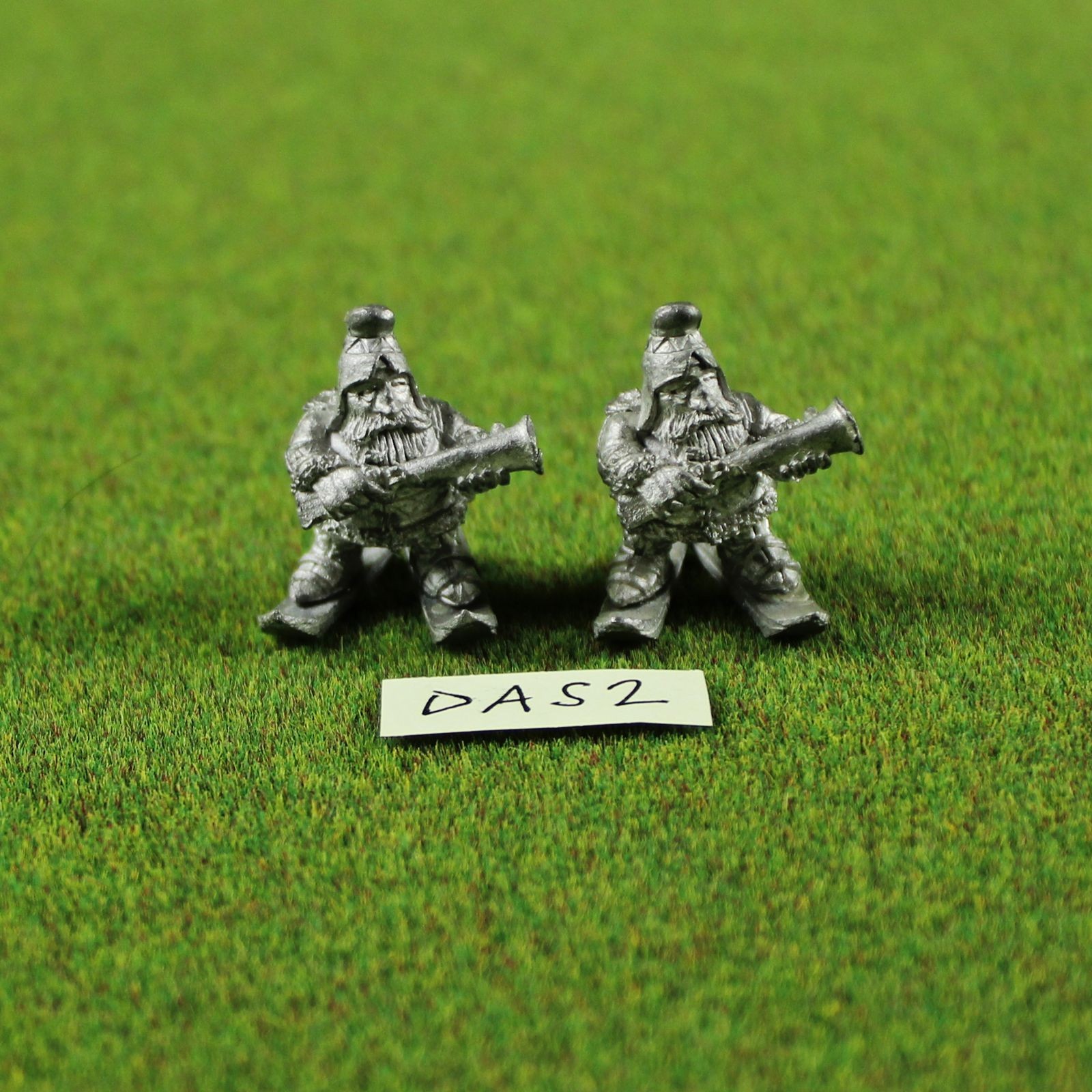 Warhammer Dwarf Mountaineer (x2) Metal - Rare & OOP, Citadel Dwarfs Alpine Skier