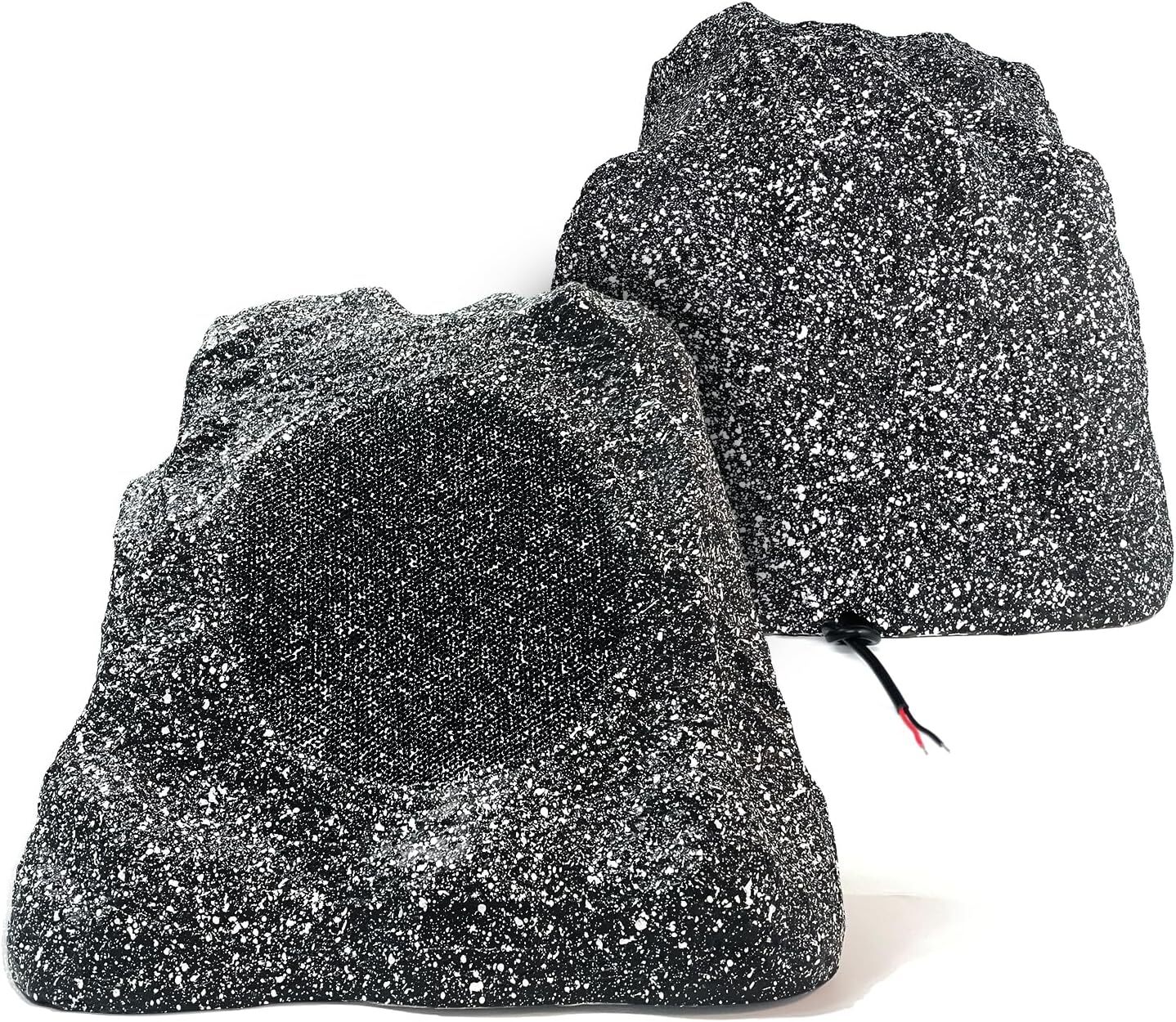 Herdio 8" Outdoor IPX6 Rock Speakers Artificial Stone Garden Pool Garage Speaker