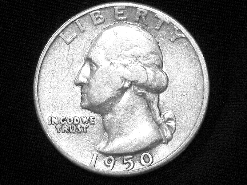 1950 Washington Quarter --- Extra Fine +++