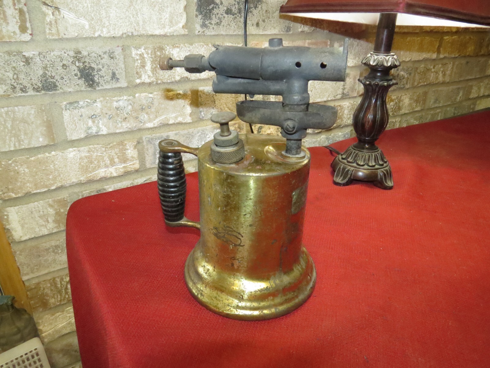 Vintage Lakeside Guaranteed Special M.W. & Co. Blow Torch, Brass, Steampunk