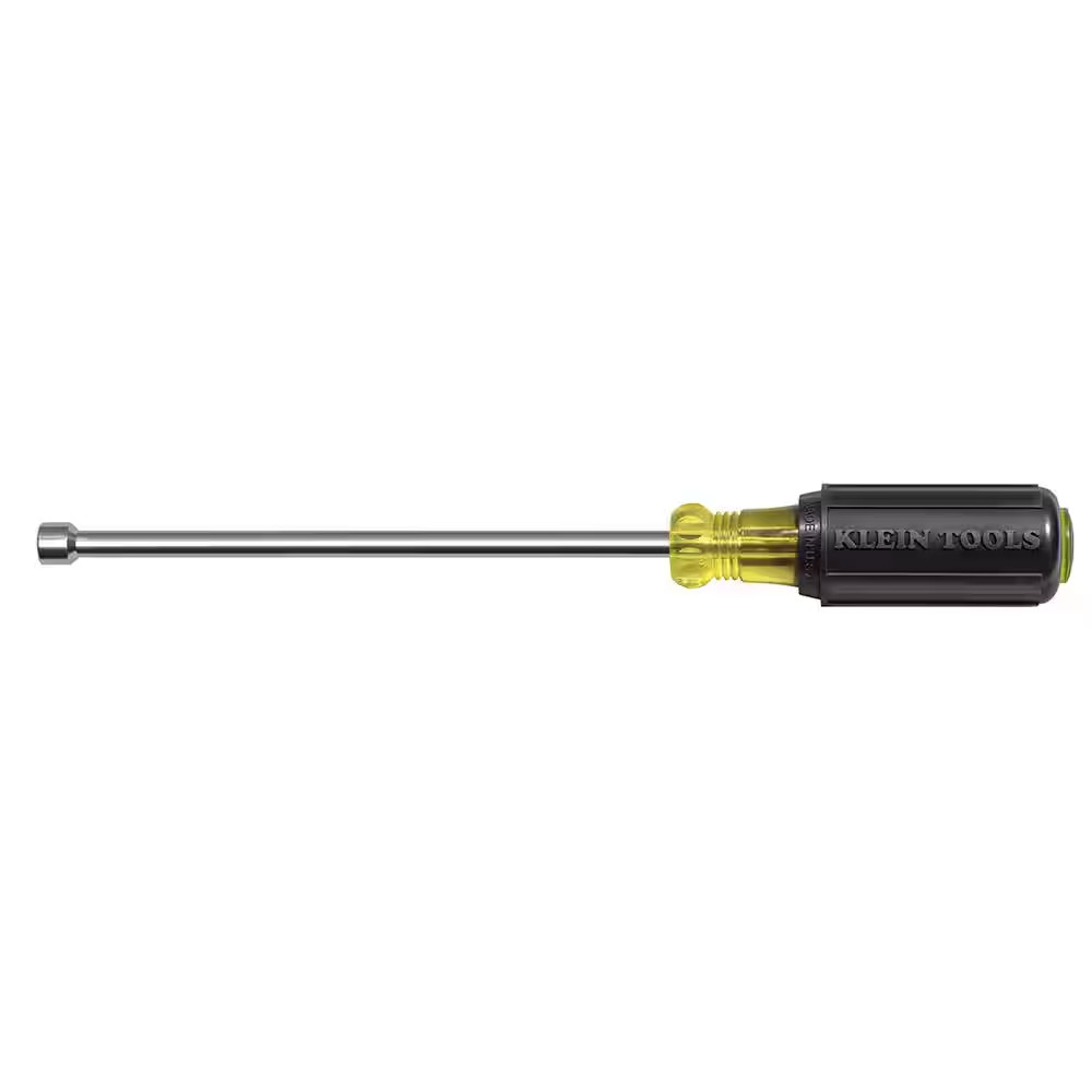 Klein Tools 646-1/4M 1/4" Hex Magnetic Tip Nut Driver with 6" Hollow Shank Free