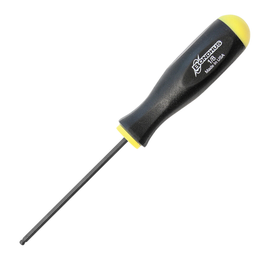 2pcs 3/16" Hex Balldriver Screwdriver 8.0" Long-Bondhus USA 10610