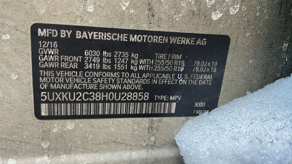 17 BMW X6 DRIVER ASSIST SURROUND VIEW CAMERA CONTROL 90846327