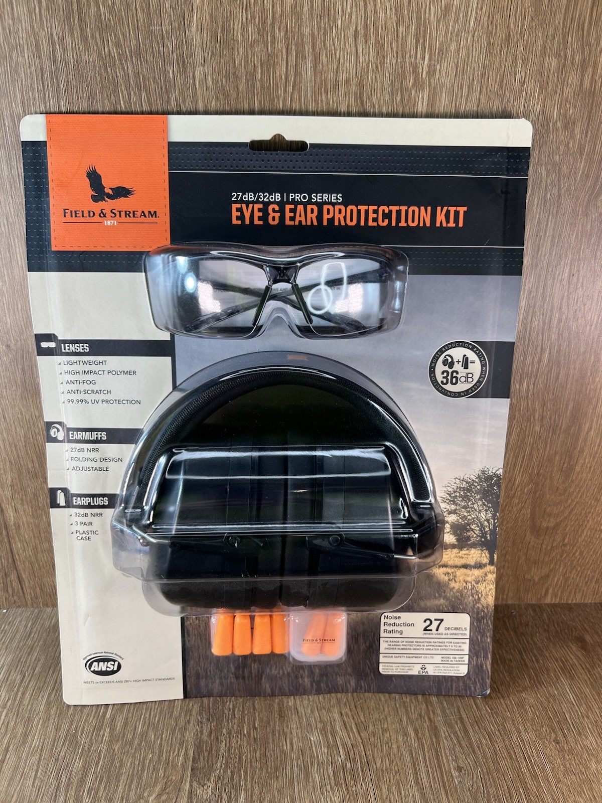 Field & Stream Pro Series Eye & Ear Protection Kit