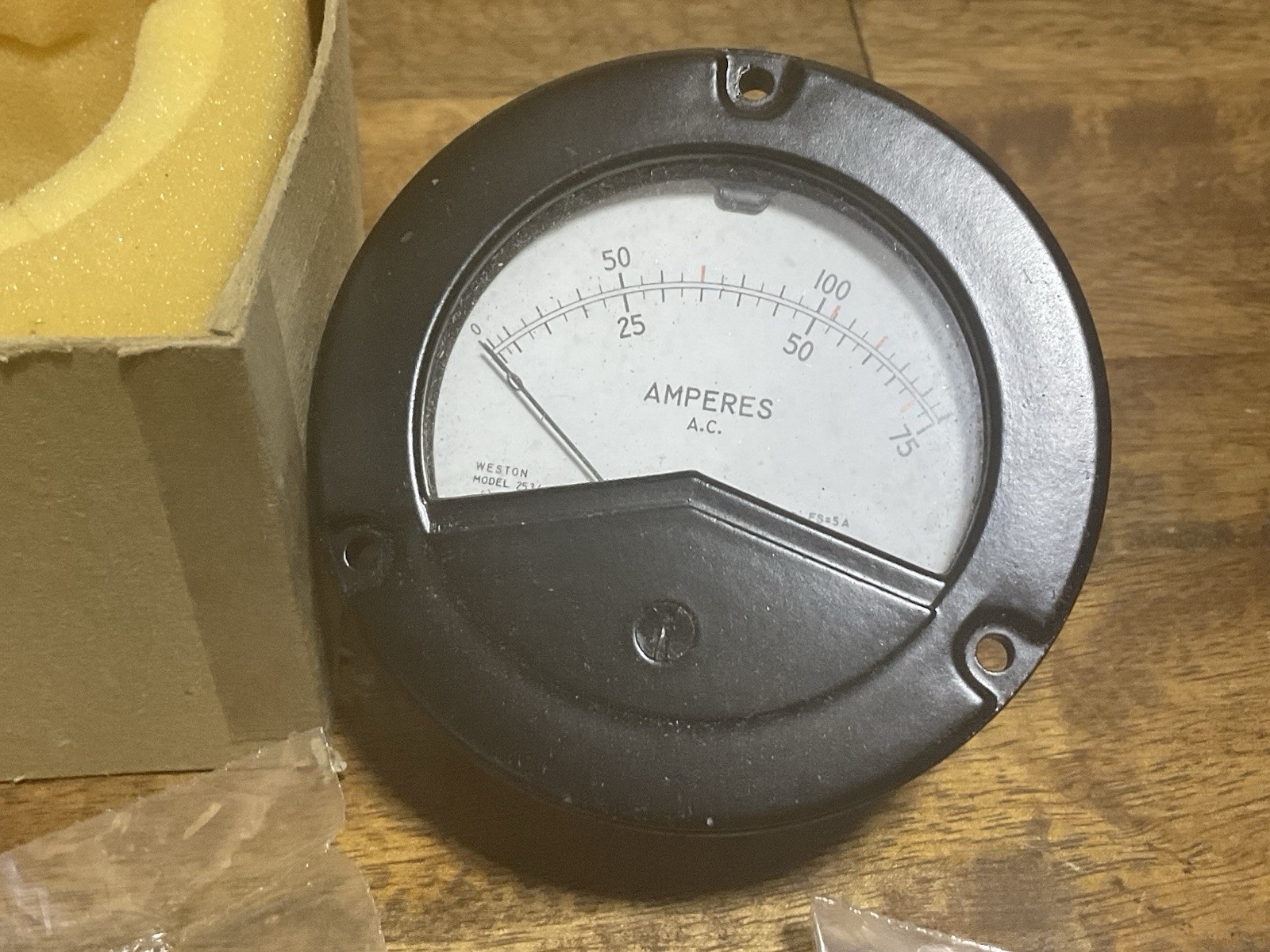 NOS Weston Amp Meter Model 2534