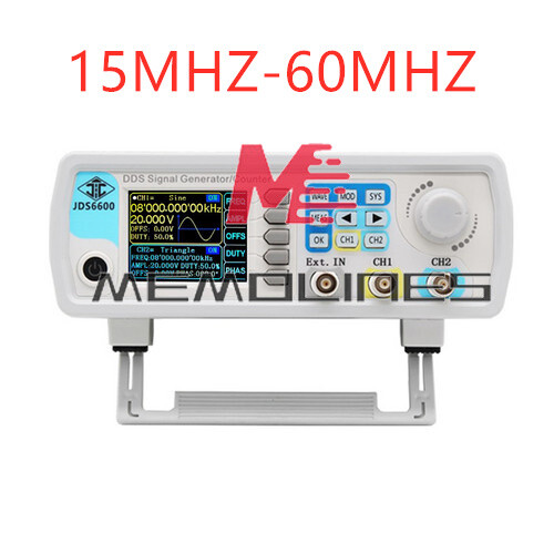 JDS6600 15/30/40/50/60MHz Control Dual-Channel DDS Waveform Signal Generator