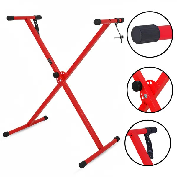 5 Core Keyboard Stand X Shape Adjustable Foldable Portable Key Board Stands W
