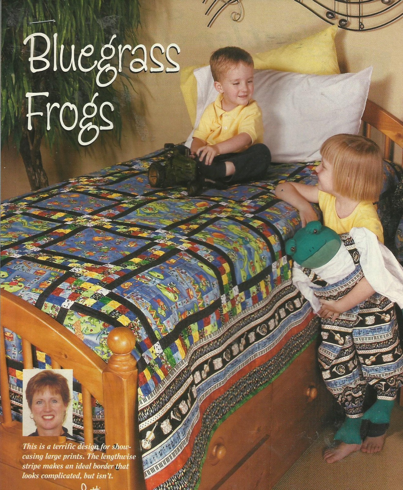 F0026 BLUEGRASS FROGS QUILT PATTERN/INSTRUCTIONS