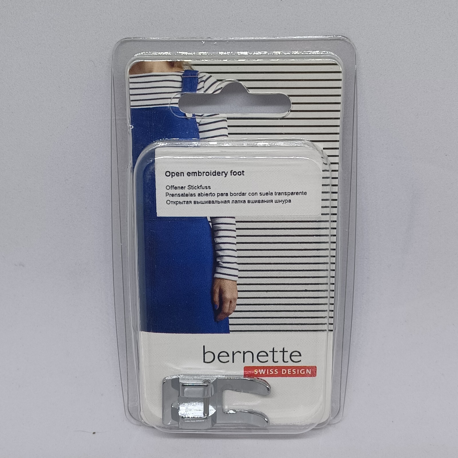 Bernette Open Toe Embroidery Foot fits Bernette Models b33, b35