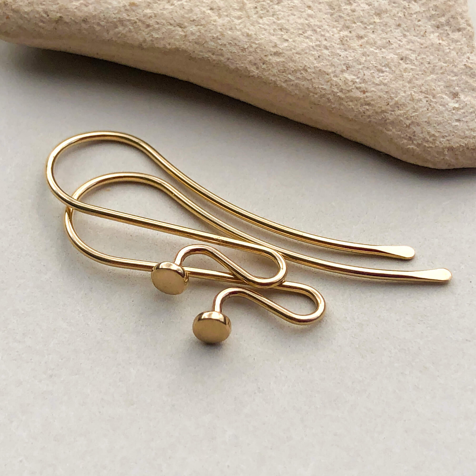 14k Gold Filled French Hook Earrings - Interchangeable Earring Hooks - Ear Wires