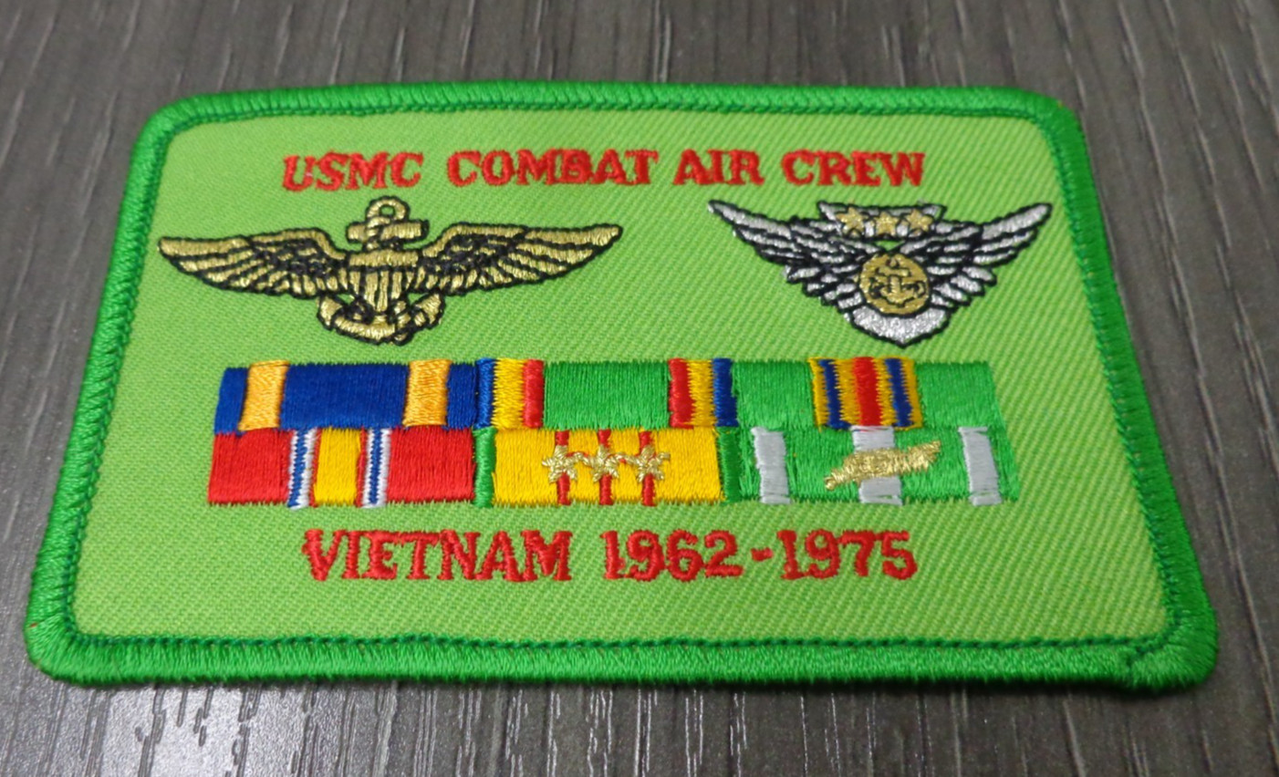 USMC COMBAT AIR CREW Vietnam Aviator Aircrew Veteran Squadron Patch COLOR NEW