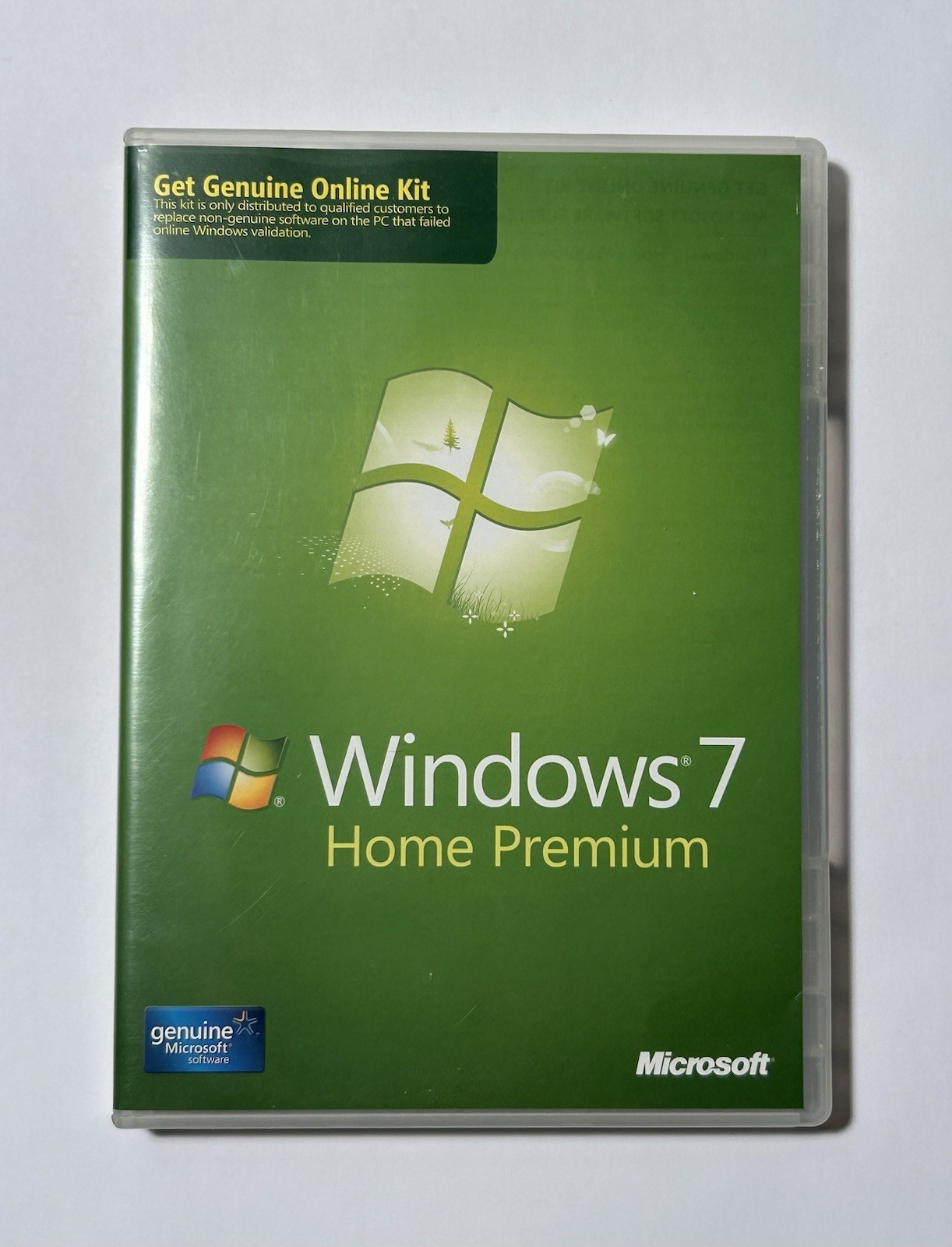 Microsoft Windows 7 Home Premium Upgrade 2 Discs 32 & 64 Bit Genuine Kit  W/ Key