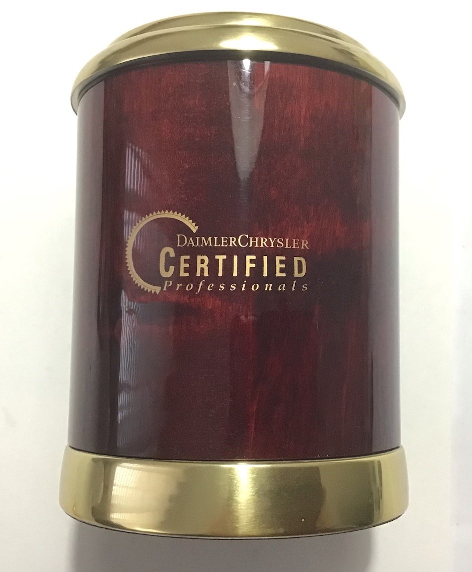 DaimlerChrysler Certified Professionals Desktop Pen And Pencil Cup