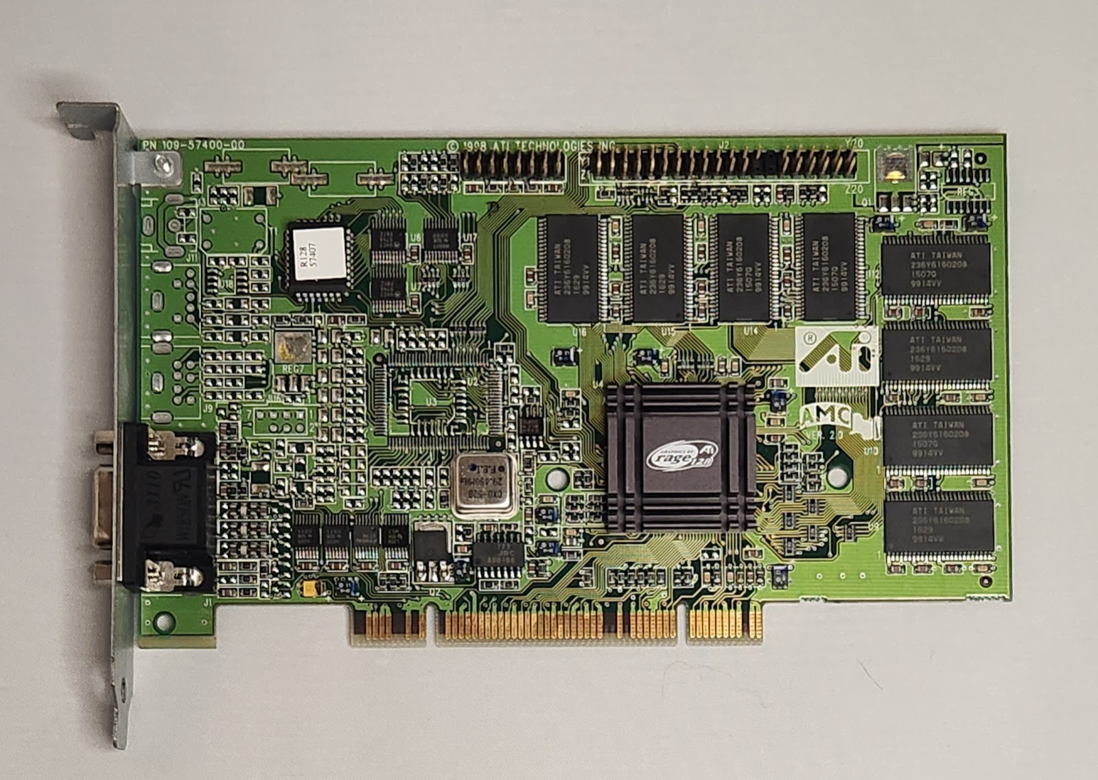 ATI 109-57400-31 RAGE 128 AGP 1025740631 VIDEO CARD Untested