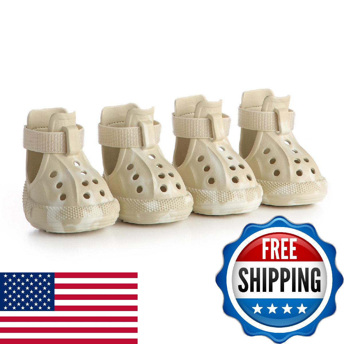 AOKOWN Dog Shoes for Hot Summer Pavement, Dog Shoes for Medium Dogs, Waterproof