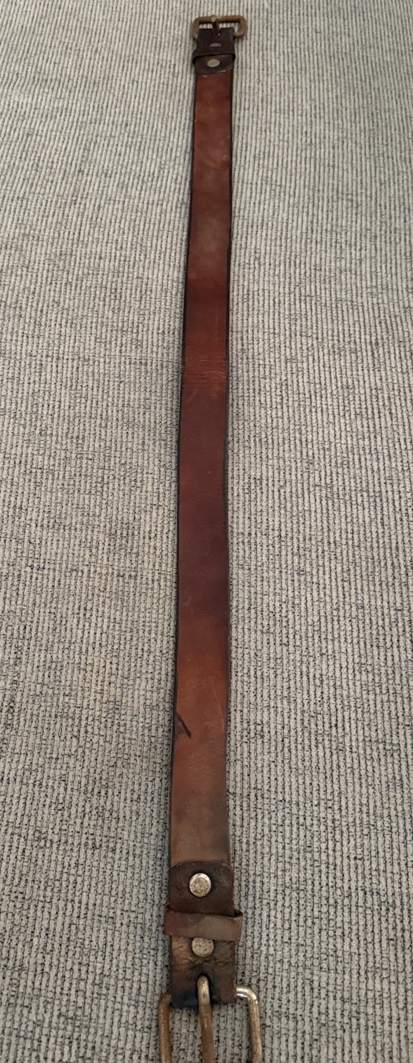 HORSE BACK FLANK REAR GIRTH-Riding Or Driving-36” Harness Leather-Medium Oil