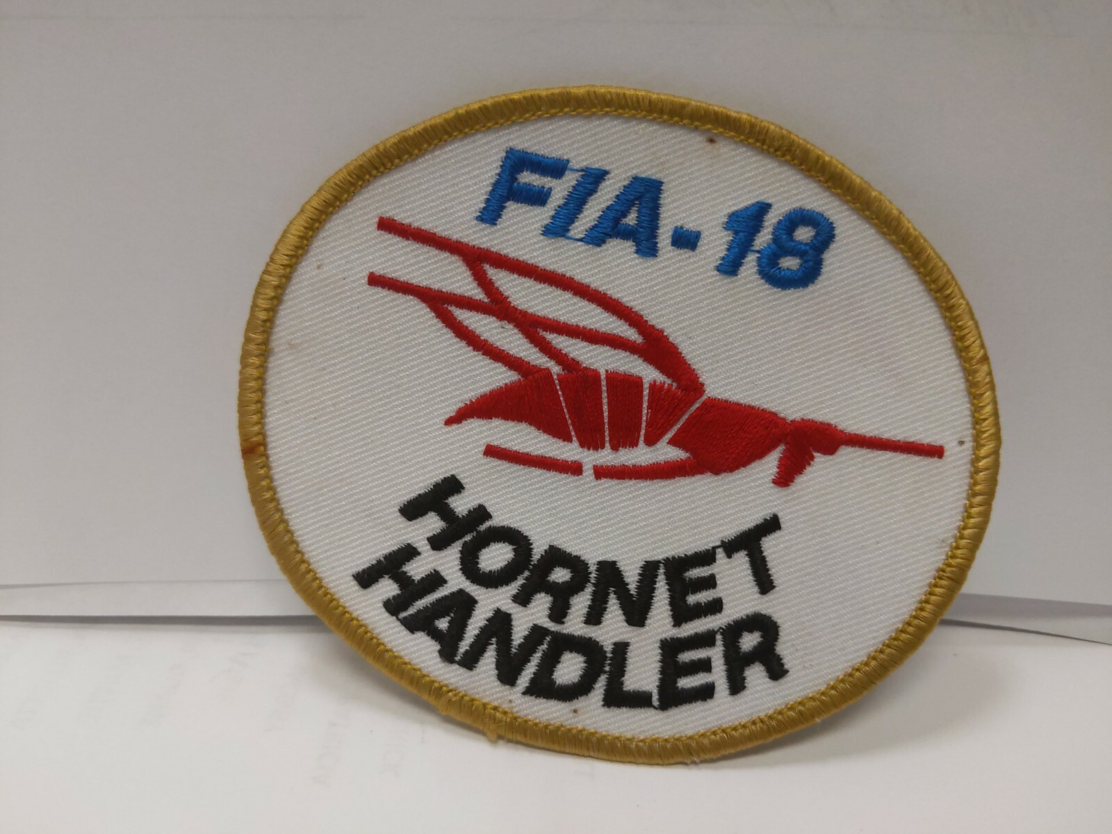 US Navy  F/A-18 Hornet Handler 3 3/4 x 3 1/4 inches