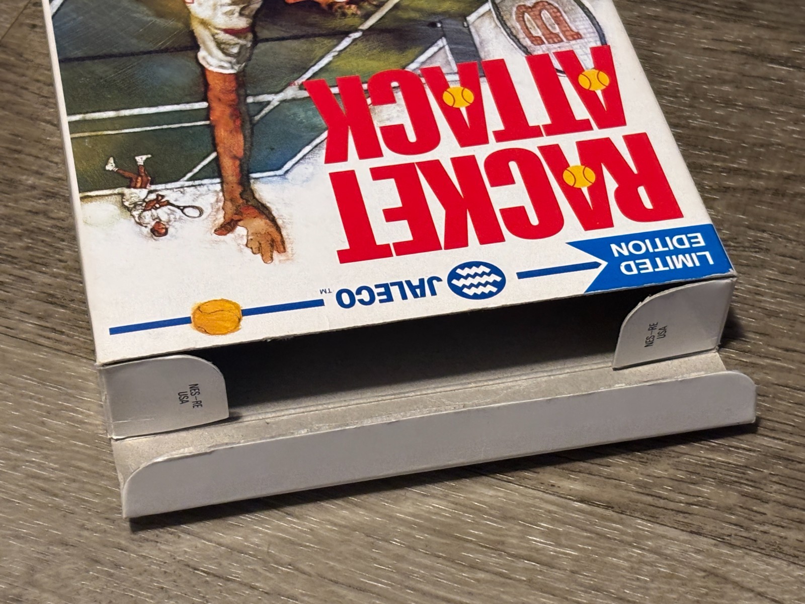 Racket Attack Nintendo Nes *Box Only* No Game Authentic Very Good Shape