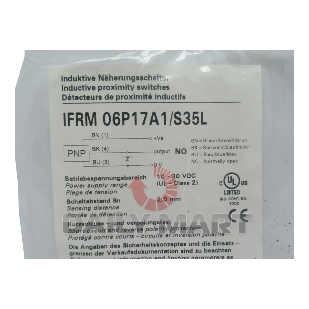 New In Box BAUMER IFRM 06P17A1/S35L Proximity Switch Sensor