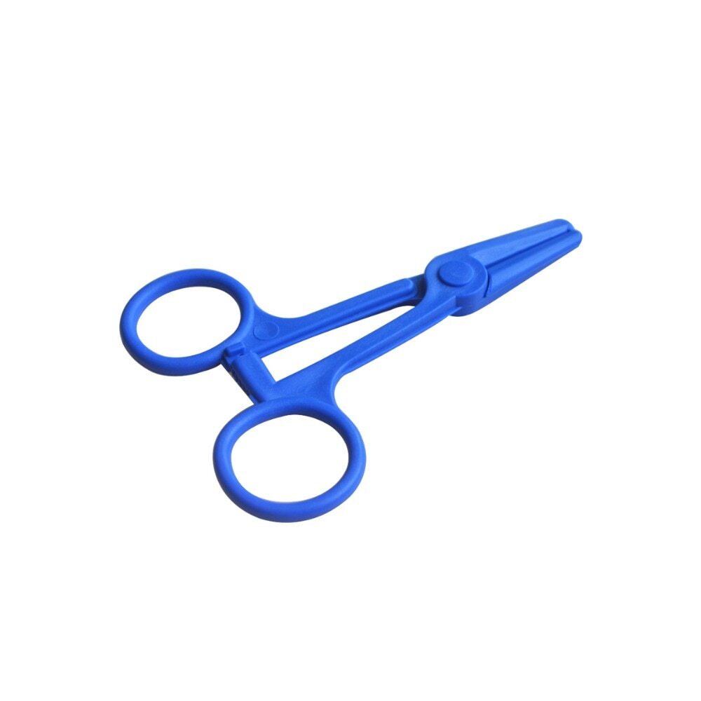 10pcs ABS Hemostatic Surgical Forceps Clamp Health Care Tool Blue