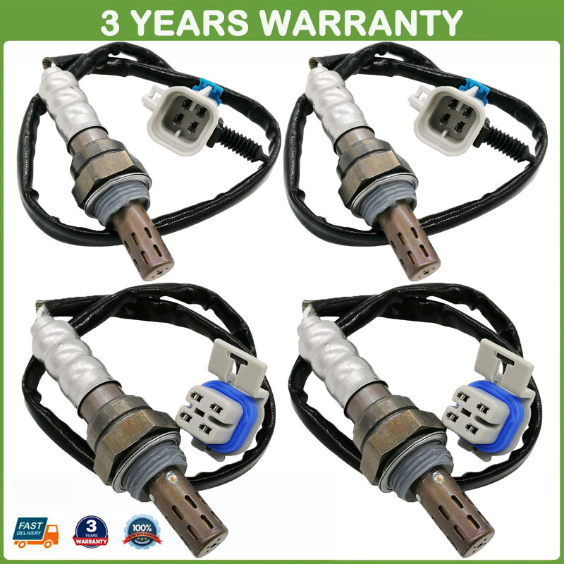 4PCS Oxygen Sensor Up+Down For 2008-2014 Chevrolet Tahoe Suburban1500 GMC Yukon