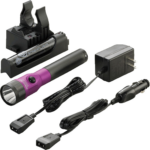 Streamlight 75648 Purple LED Stinger With AC/DC Piggyback Charger