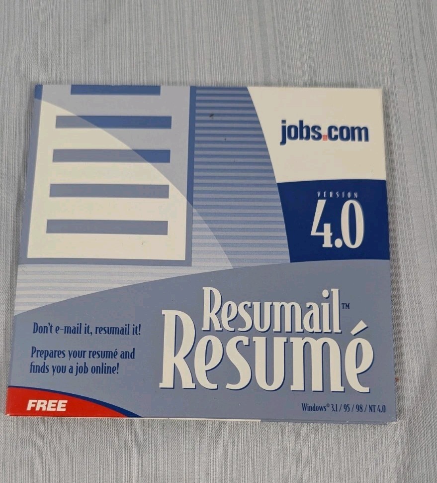 Vintage Jobs.Com CD-Rom
