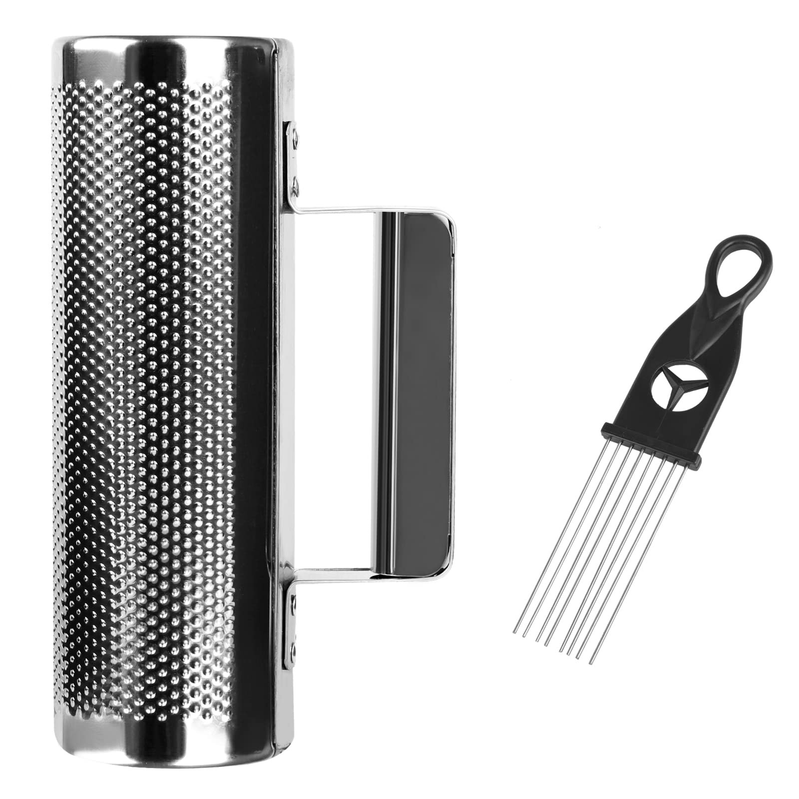 Metal Guiro Instrument, 8" 3" Stainless Steel Dominicana Guira Shaker Latin P...
