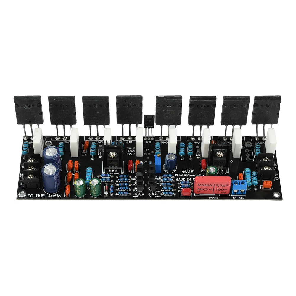 Upgraded 400W DC 20V-90V 1943+5200 Mono Power Tube Audio Amplifier Board Module