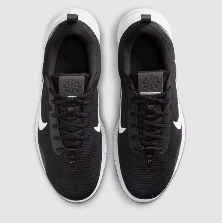 Men Nike Flex Experience Run 12 Running Shoes REFLECTIVE Black/White DV0740-004