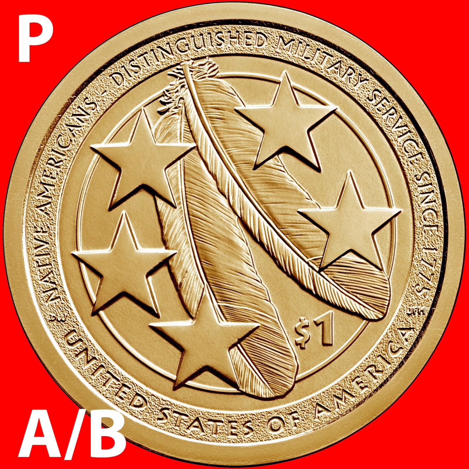 2021 NATIVE AMERICAN UNCIRCULATED SACAGAWEA DOLLAR SET of 2 (P - Type A & B)